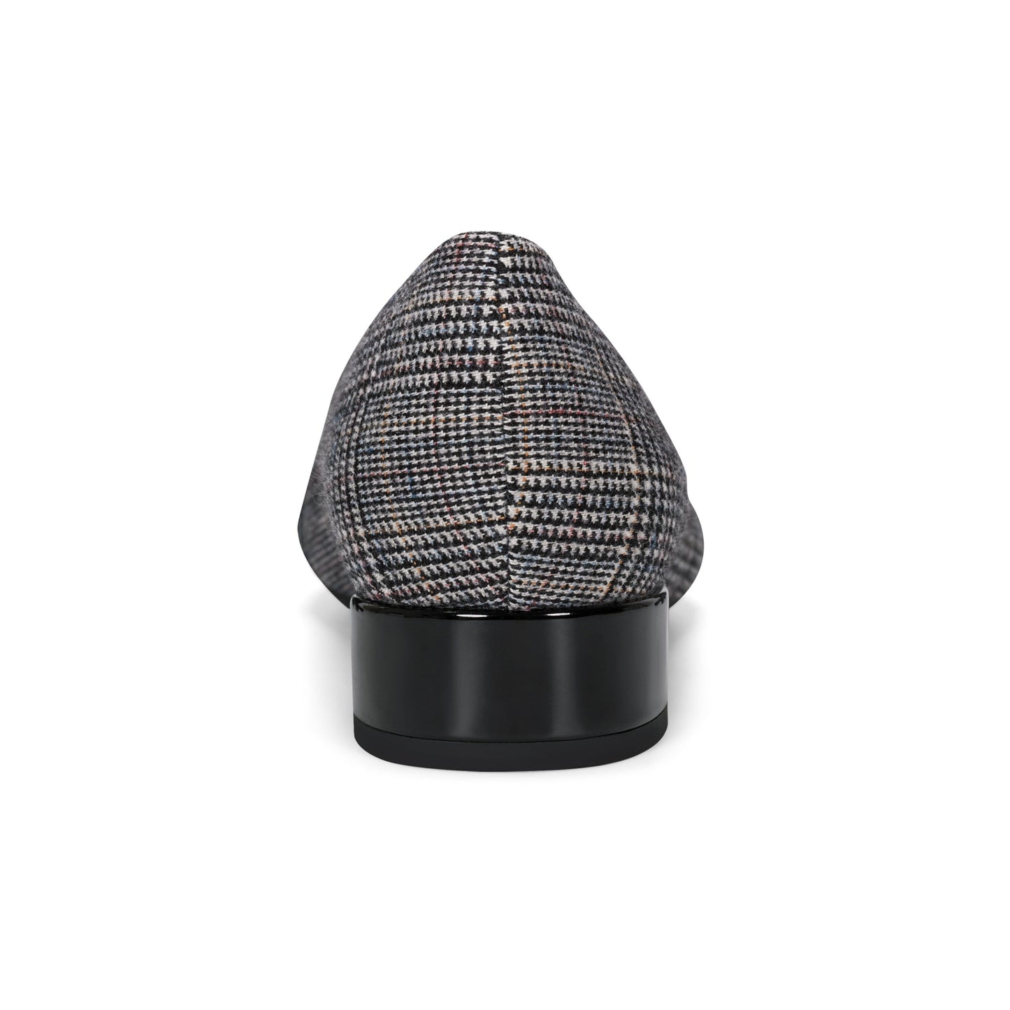 Easy Spirit Casta Cap Toe Dress Pumps - Black/Grey Plaid