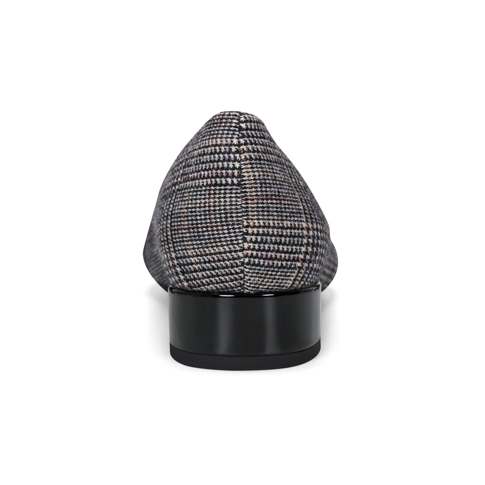 Easy Spirit Casta Cap Toe Dress Pumps - Black/Grey Plaid