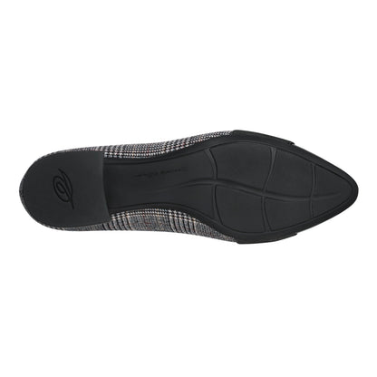 Easy Spirit Casta Cap Toe Dress Pumps - Black/Grey Plaid
