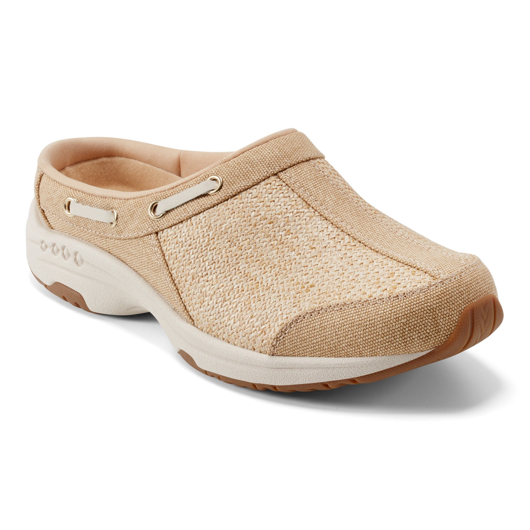 Easy Spirit Travelport Clogs - Natural Raffia