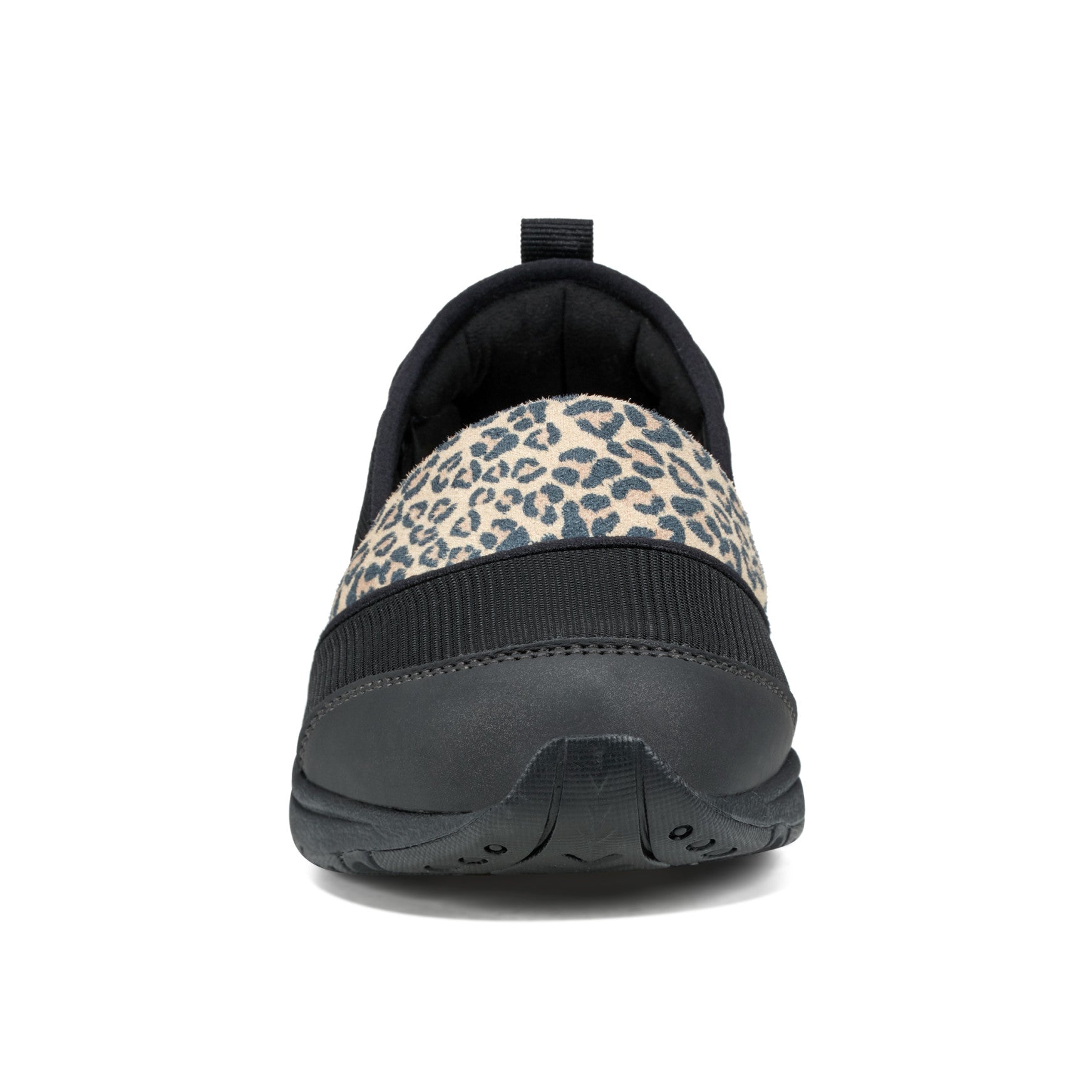 Easy Spirit Twist Slip On Sneakers - Black/Leopard