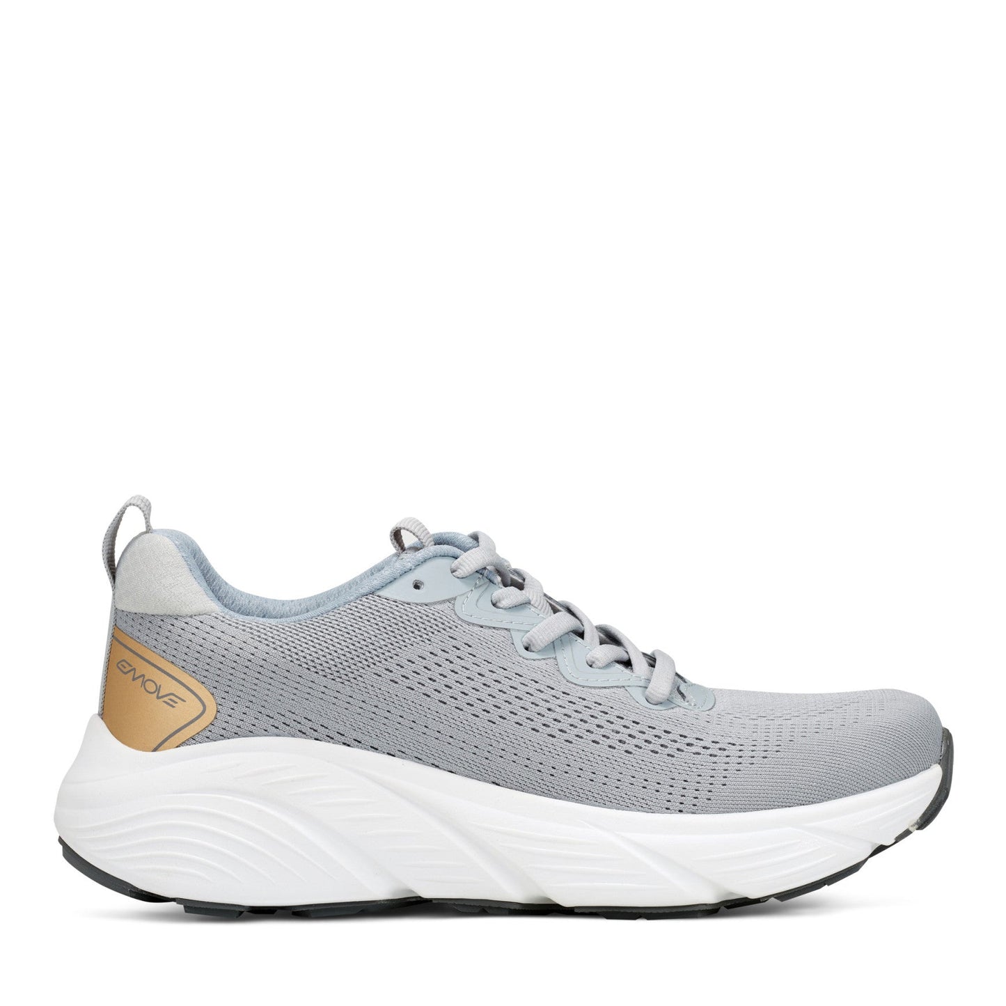 Easy Spirit Laconia EMOVE Walking Shoes - Medium Grey
