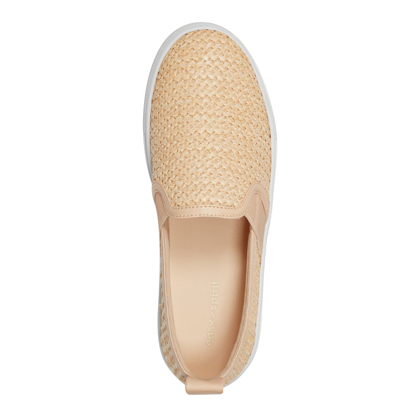 Easy Spirit Livia Slip On Sneakers - Natural Raffia