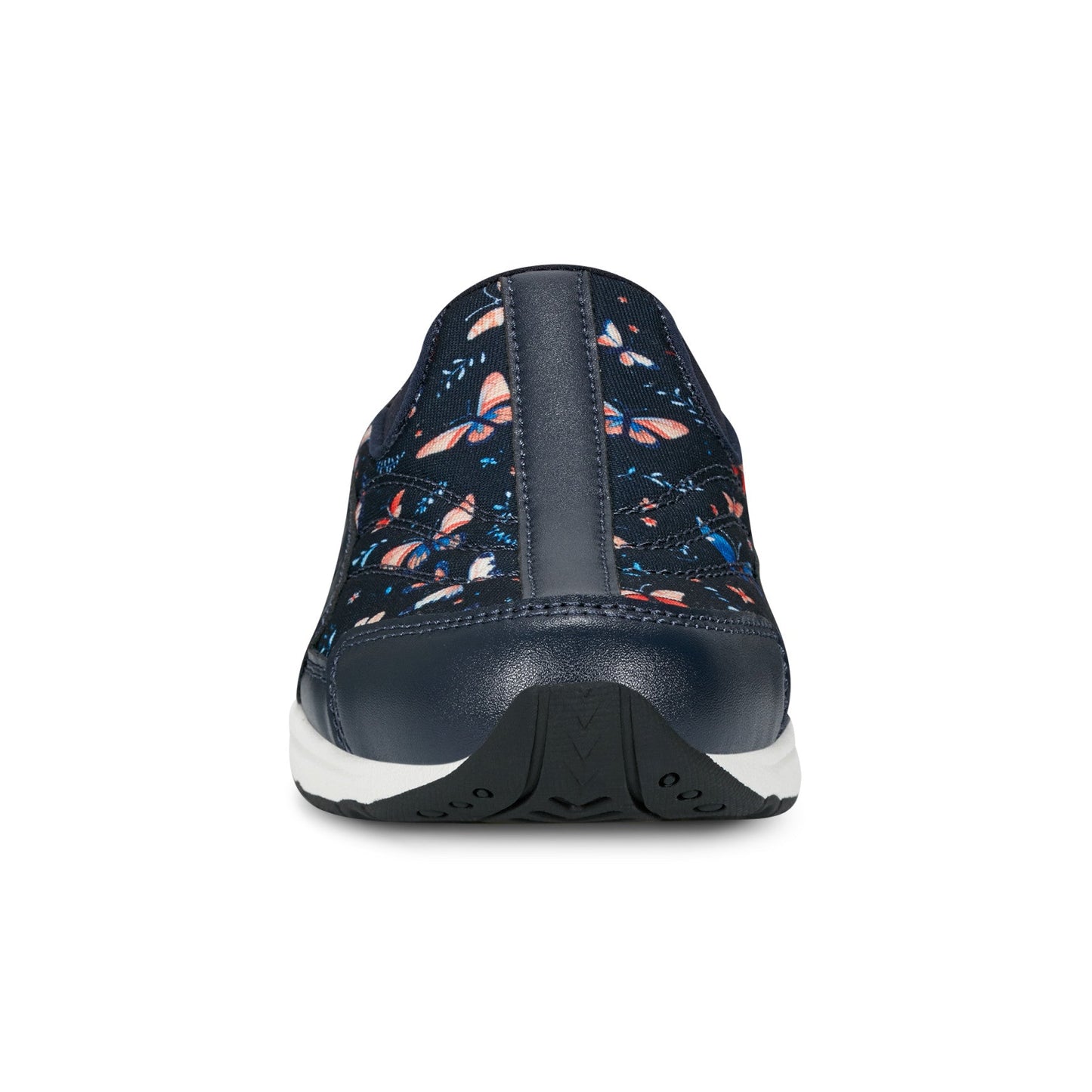 Easy Spirit Traveltime Clogs - Navy Butterfly Print