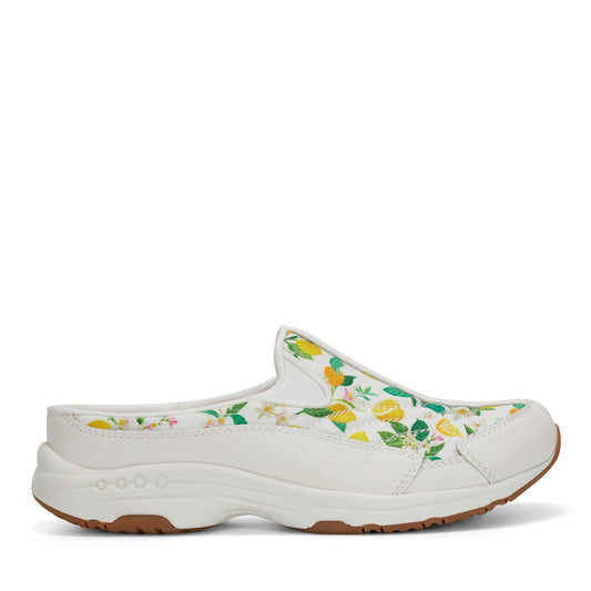 Easy Spirit Traveltime Clogs - Lemon Print