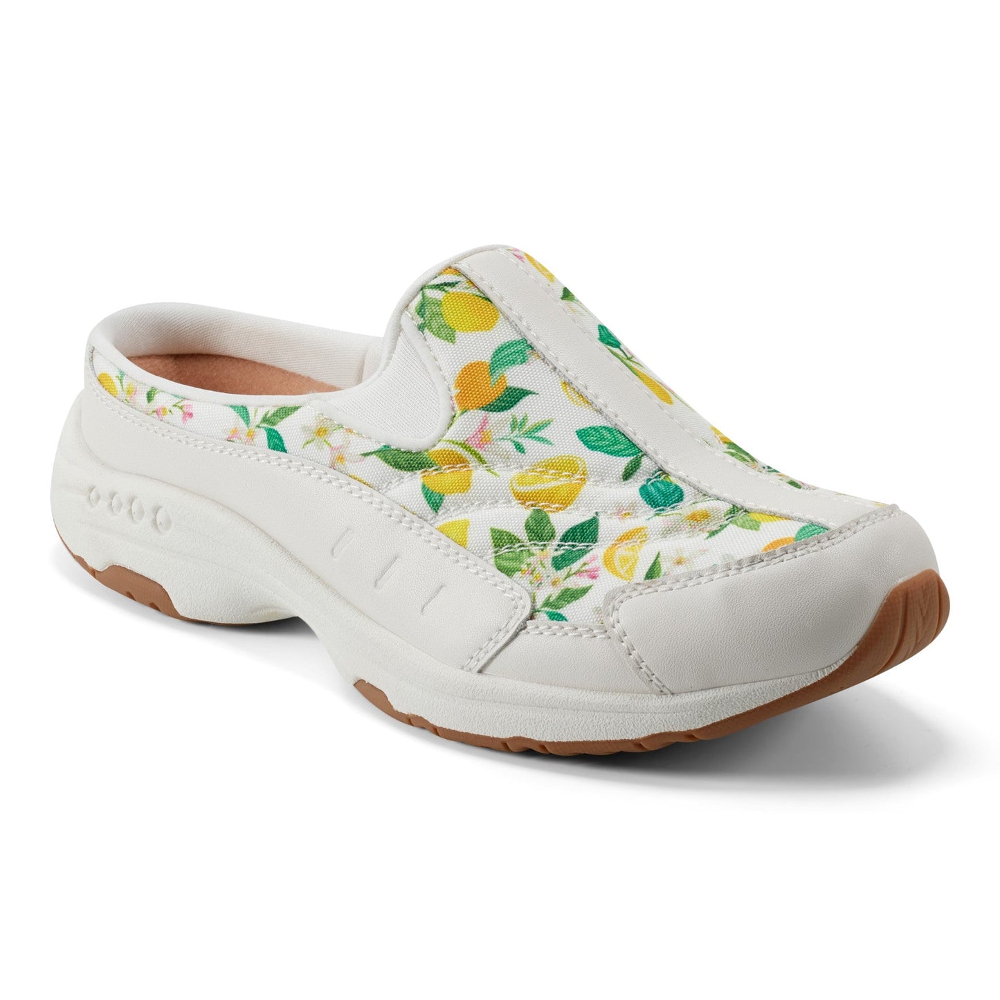 Easy Spirit Traveltime Clogs - Lemon Print