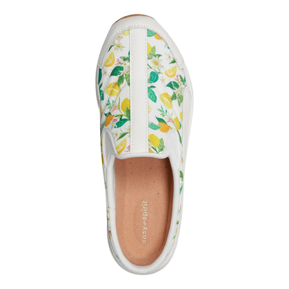Easy Spirit Traveltime Clogs - Lemon Print