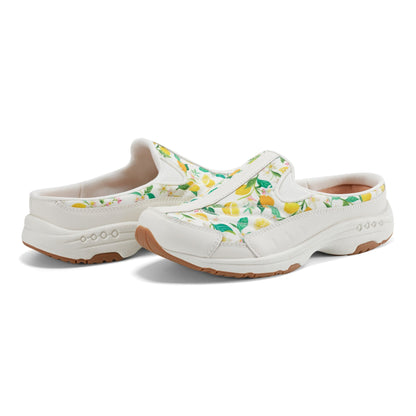 Easy Spirit Traveltime Clogs - Lemon Print