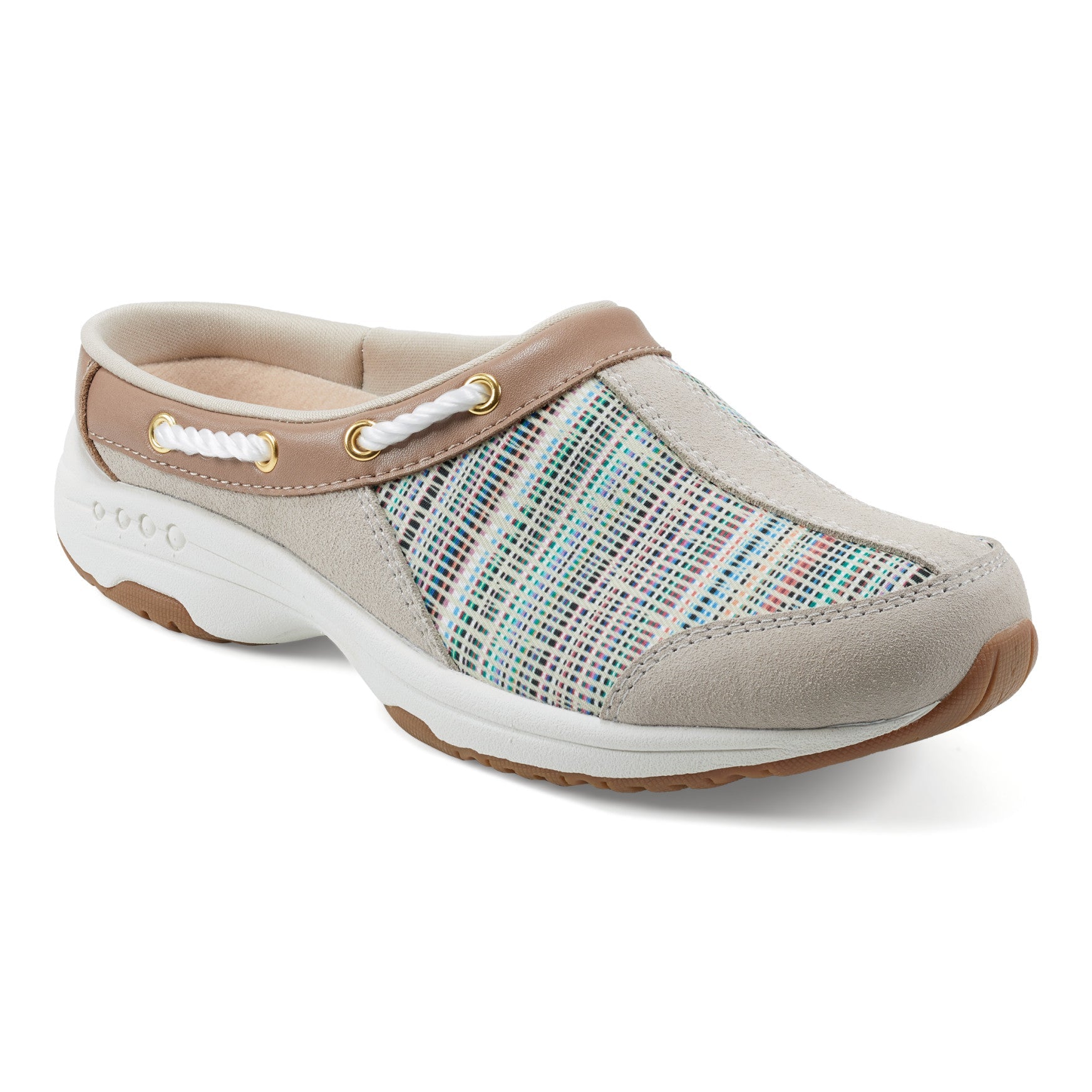 Easy Spirit Travelport Clogs - Natural Multi