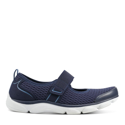 Easy Spirit Realive Mary Jane Walking Shoes - Navy Mesh