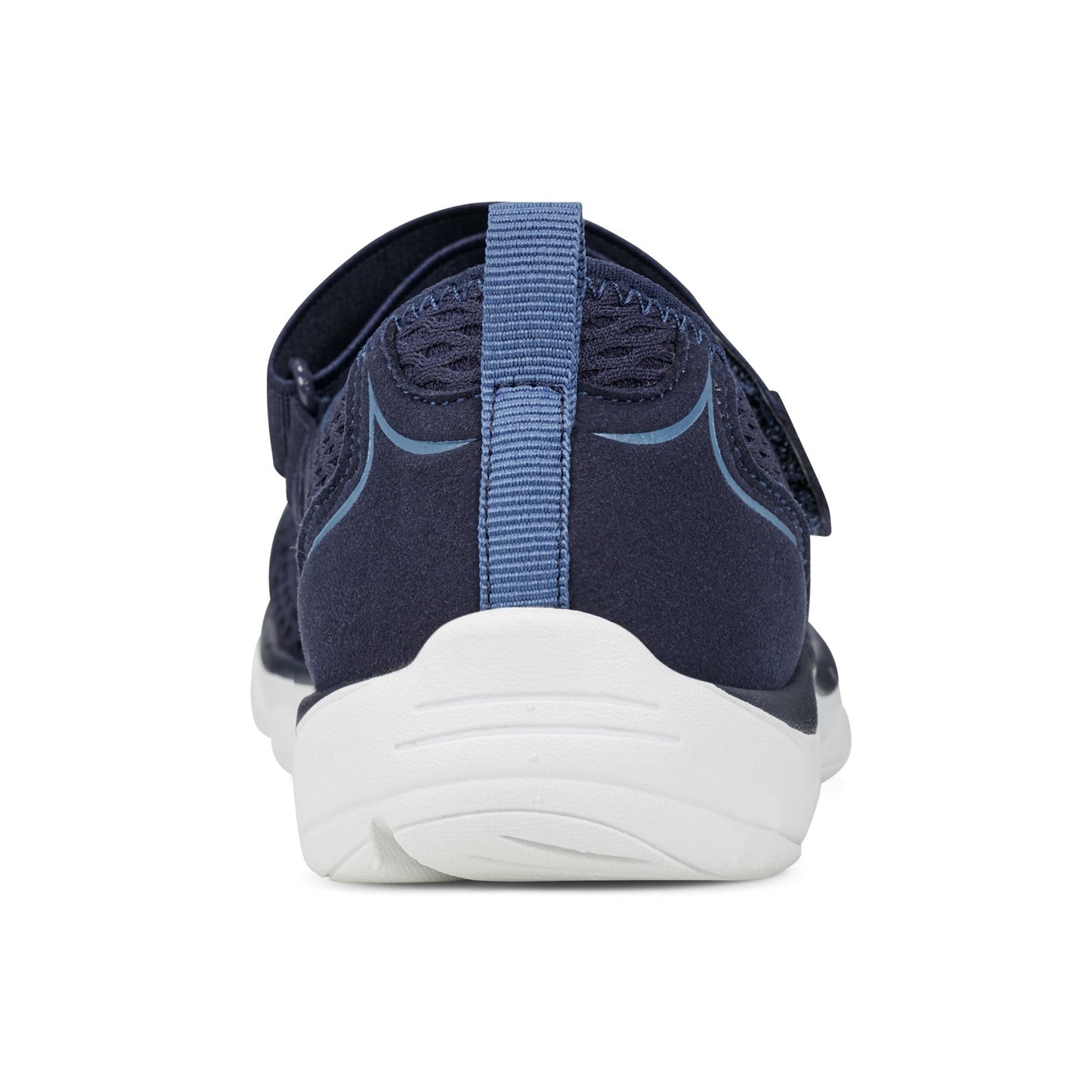 Easy Spirit Realive Mary Jane Walking Shoes - Navy Mesh