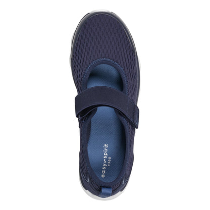 Easy Spirit Realive Mary Jane Walking Shoes - Navy Mesh