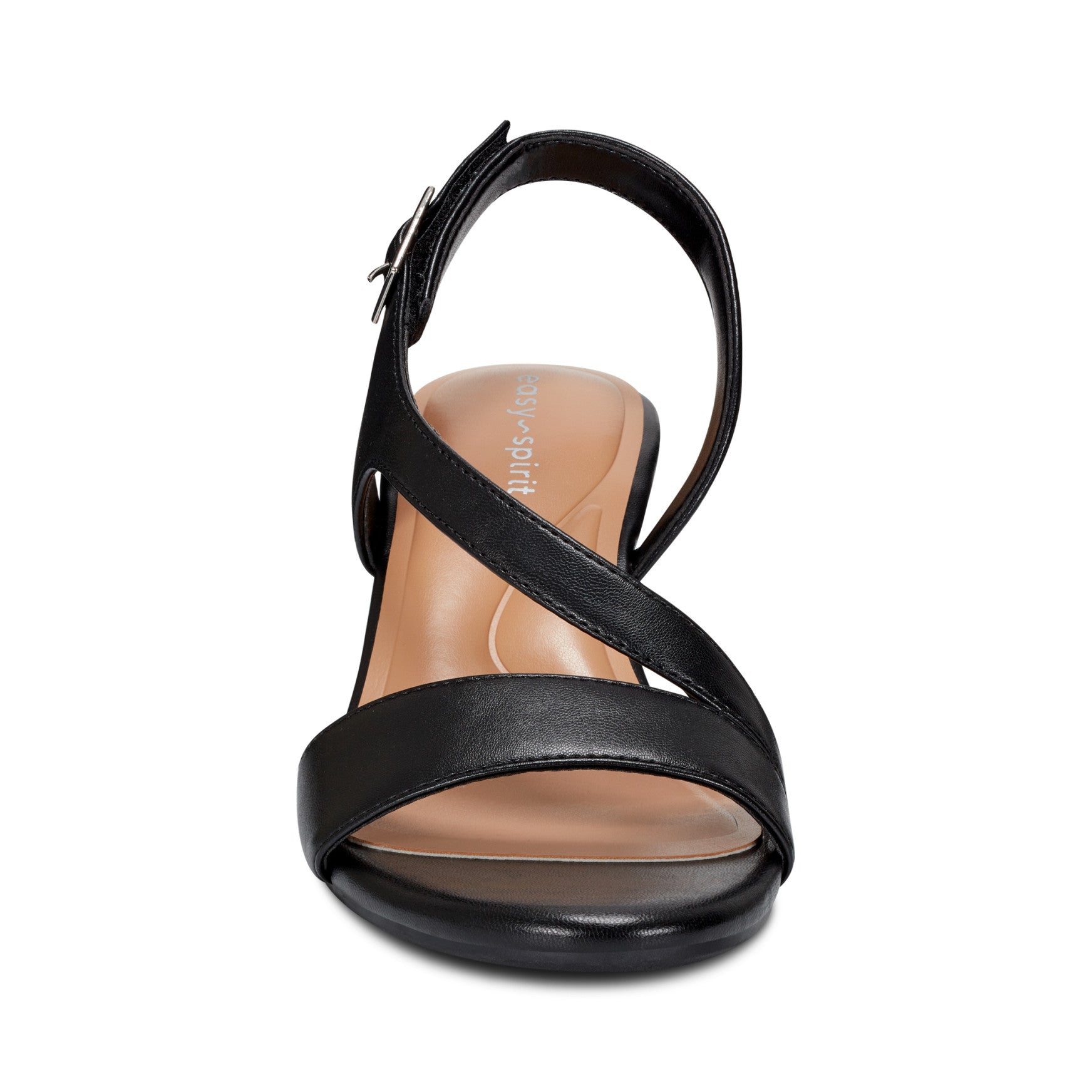 Easy Spirit Zoe Wedge Sandals - Black