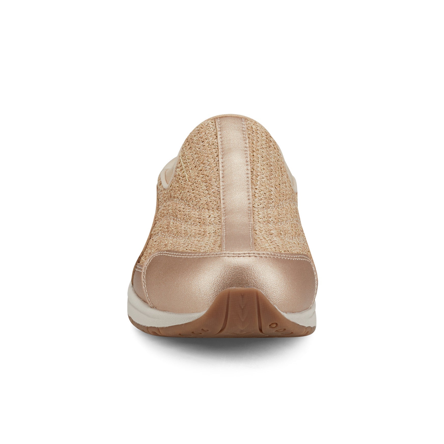 Easy Spirit Traveltime Clogs - Gold Raffia
