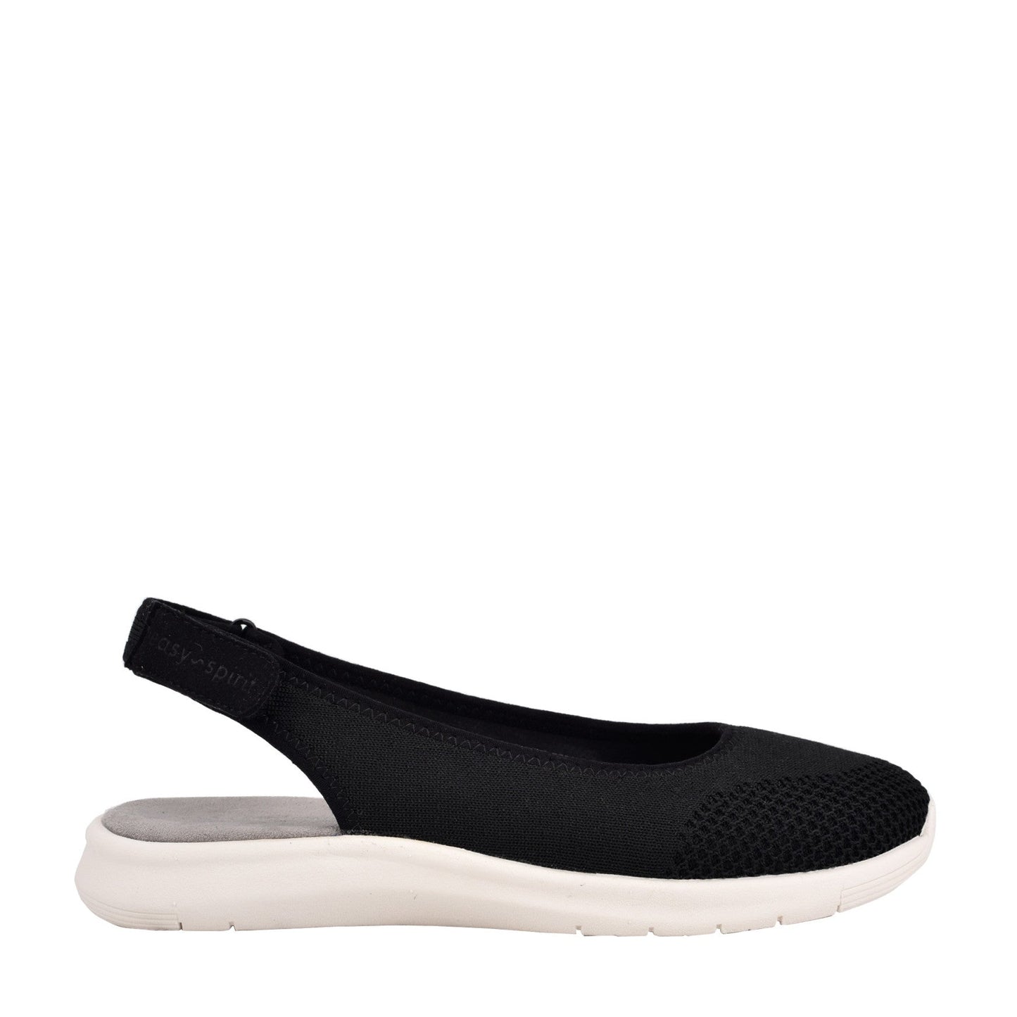 Easy Spirit Gracee Slingback Walking Shoes - Black Knit