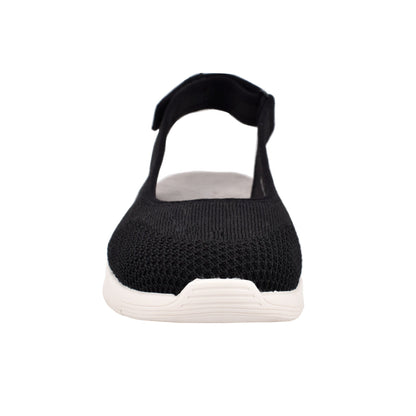 Easy Spirit Gracee Slingback Walking Shoes - Black Knit