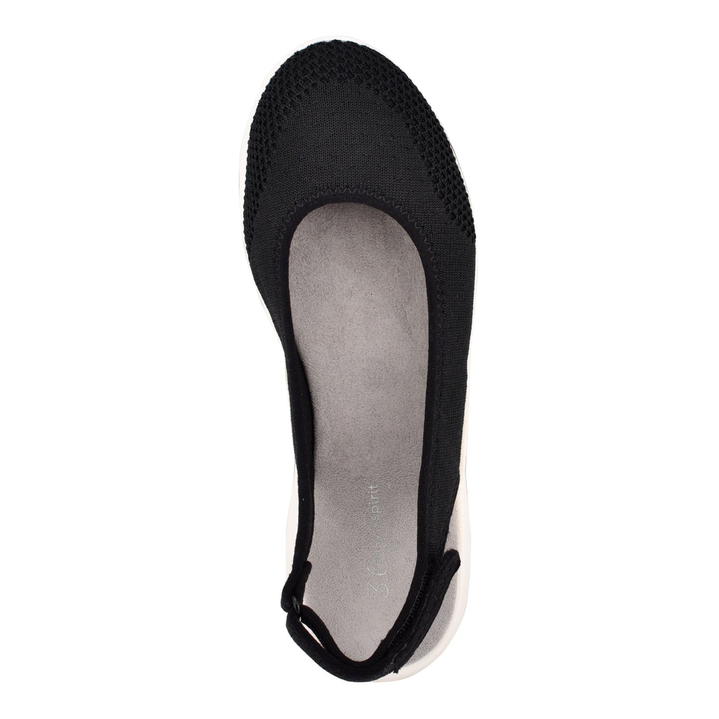 Easy Spirit Gracee Slingback Walking Shoes - Black Knit