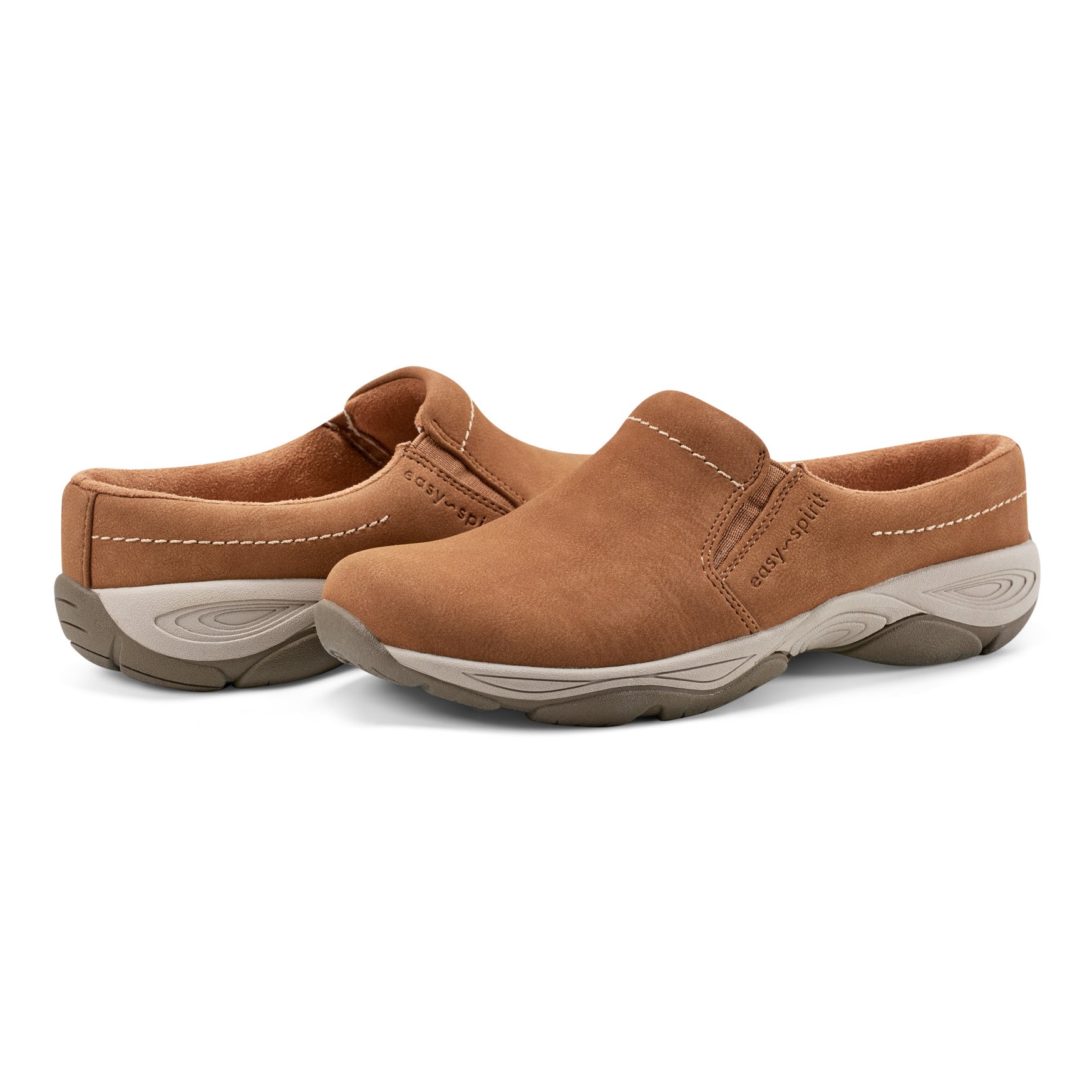Easy Spirit Manta Casual Clogs - Brown