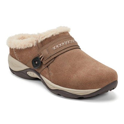 Easy Spirit Elinn Casual Clogs - Taupe Suede