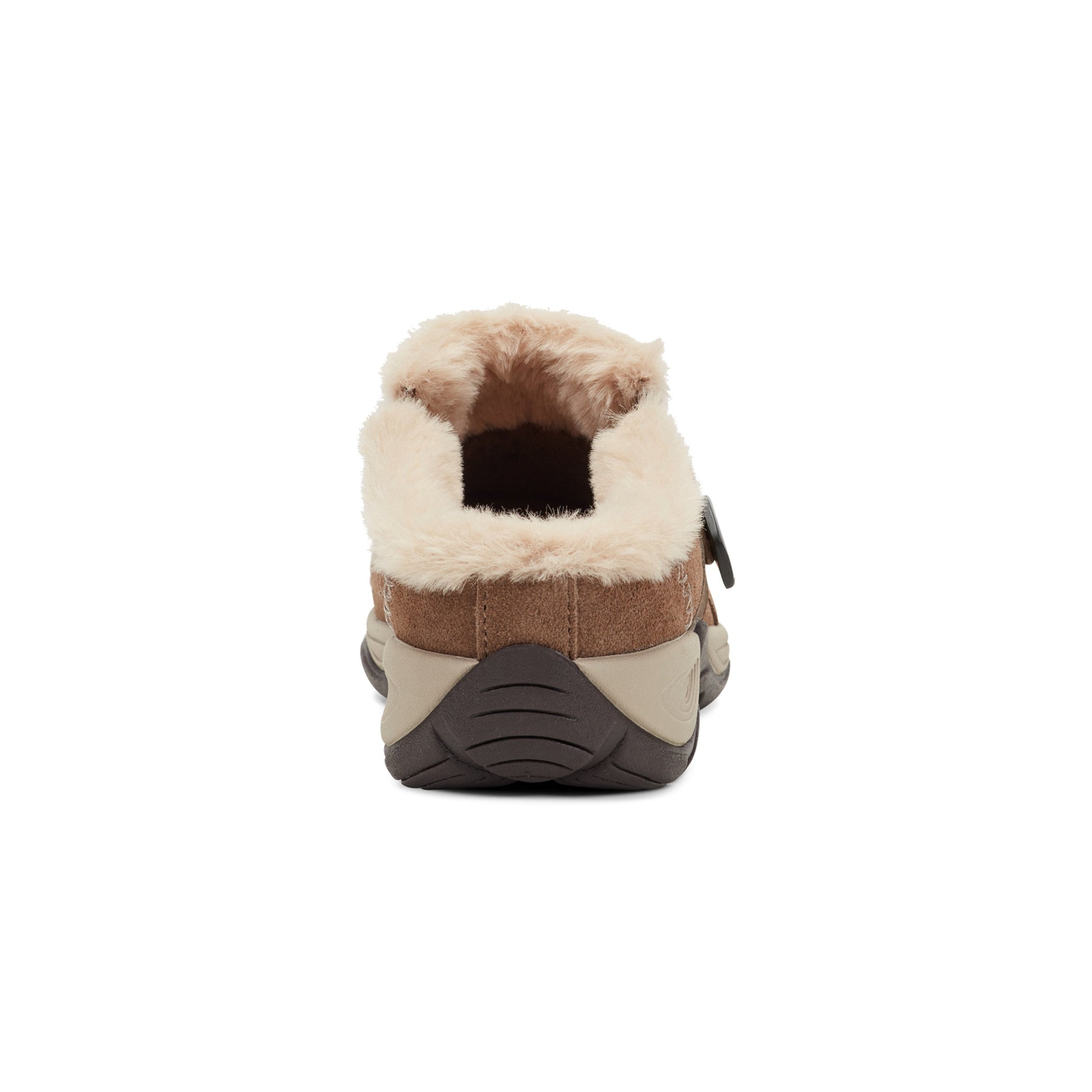 Easy Spirit Elinn Casual Clogs - Taupe Suede
