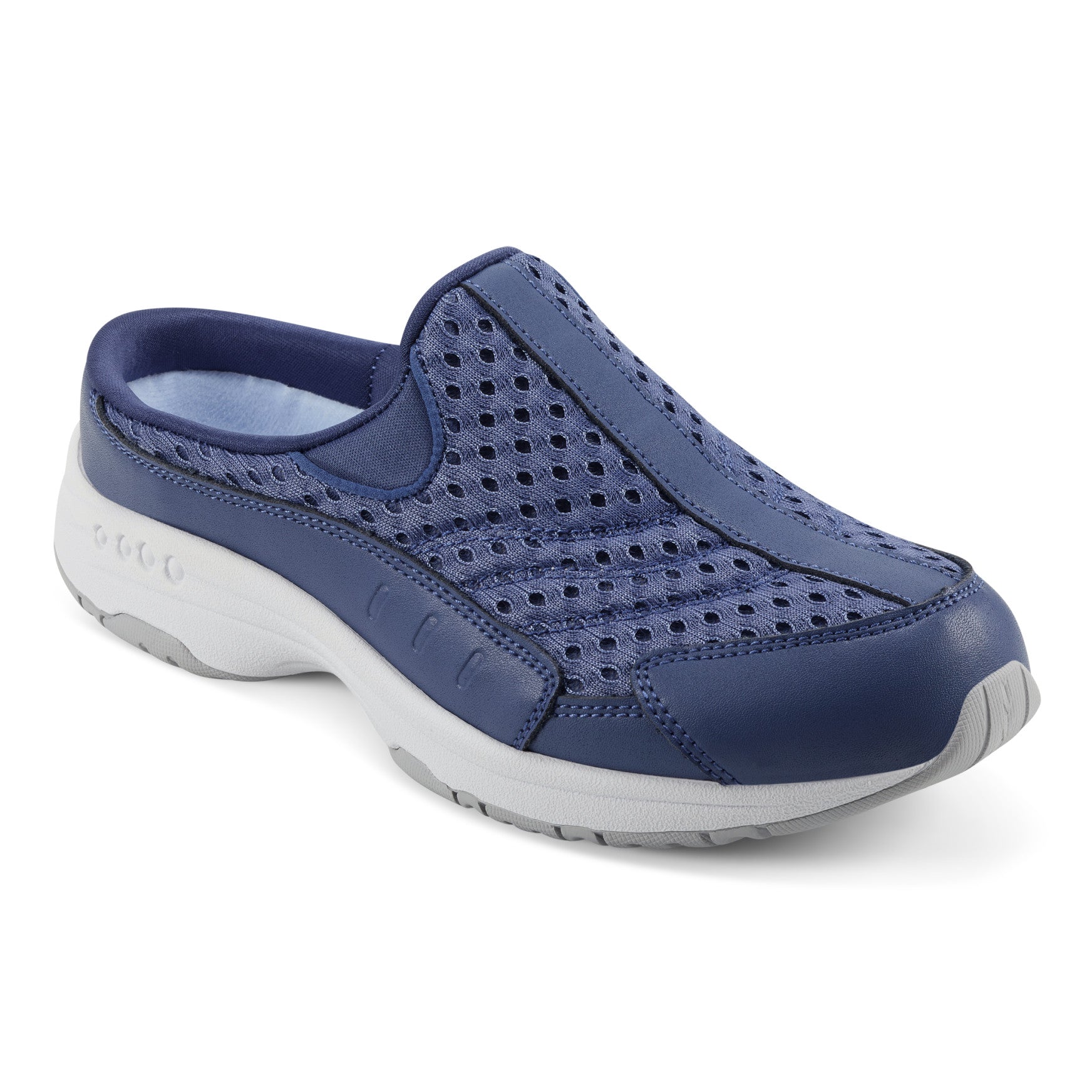 Easy Spirit Traveltime Clogs - Blue Mesh Multi