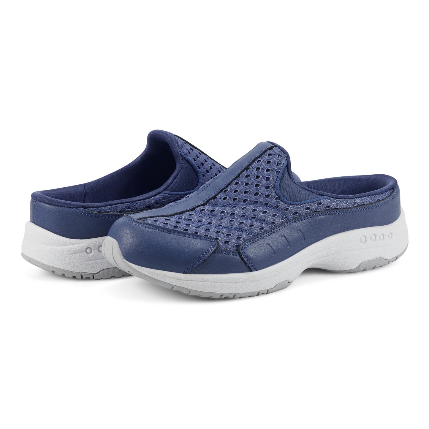 Easy Spirit Traveltime Clogs - Blue Mesh Multi