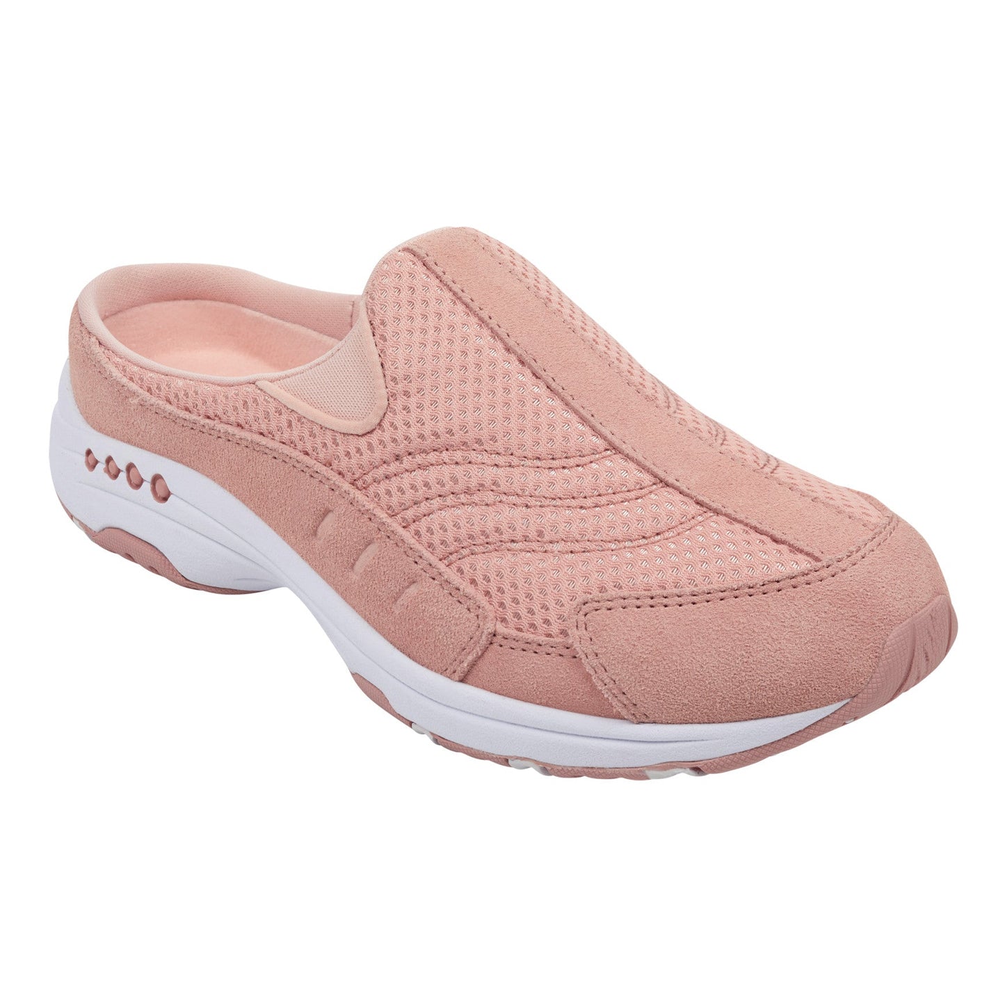 Easy Spirit Traveltime Clogs - Dusty Pink