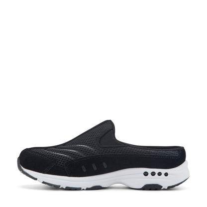 Easy Spirit Traveltime Clogs - Black Suede