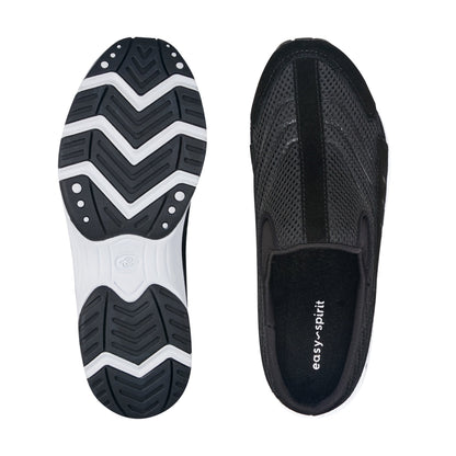 Easy Spirit Traveltime Clogs - Black Suede