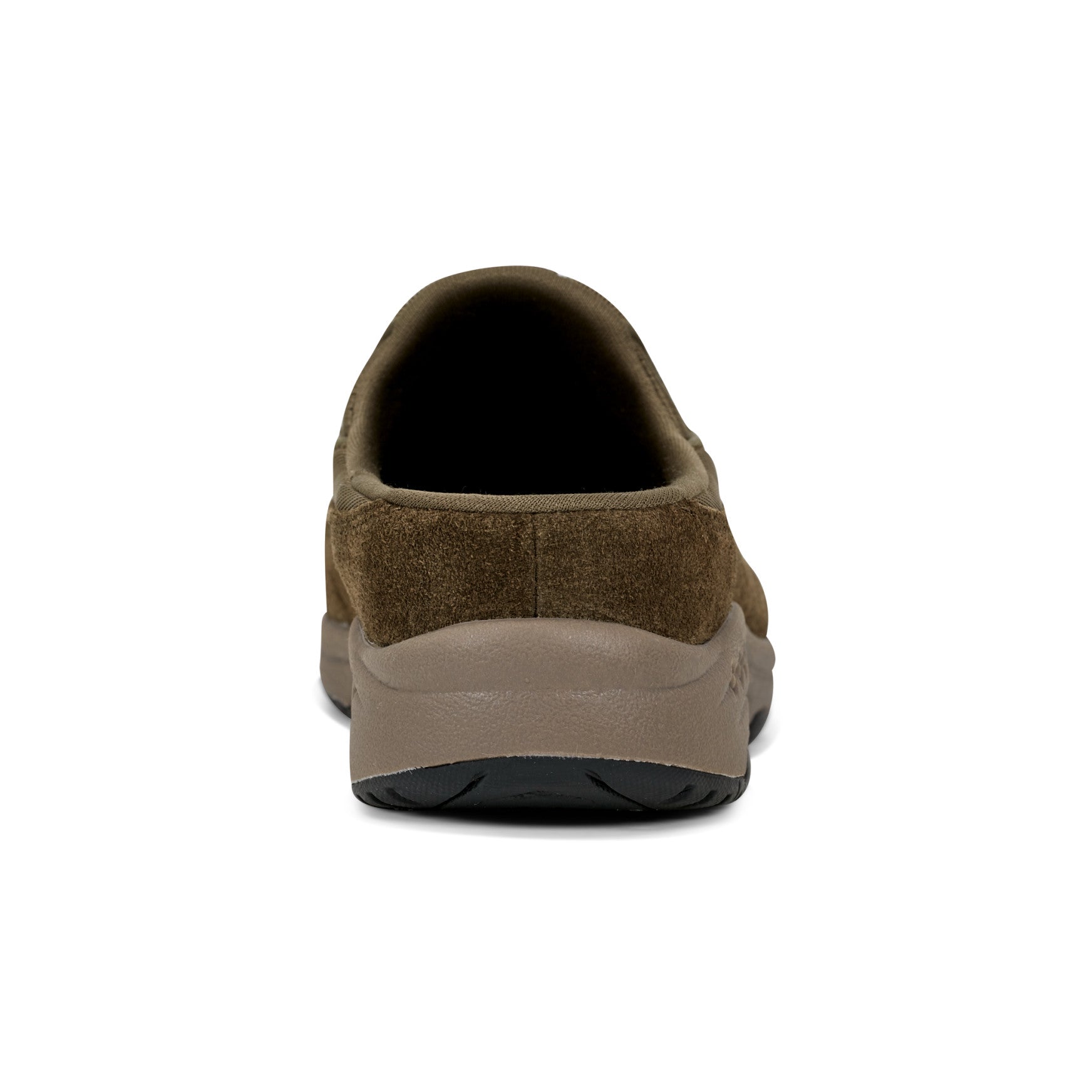 Easy Spirit Traveltime Clogs - Olive Suede