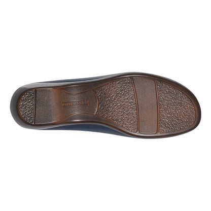 Easy Spirit Dusk Mule Clogs - Navy Leather