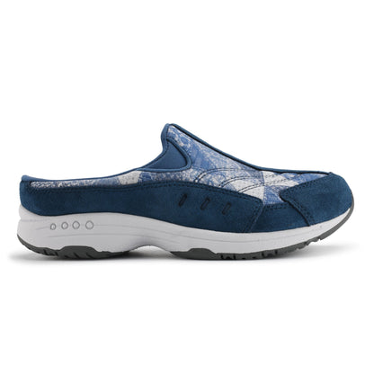 Easy Spirit Traveltime Clogs - Denim Patchwork