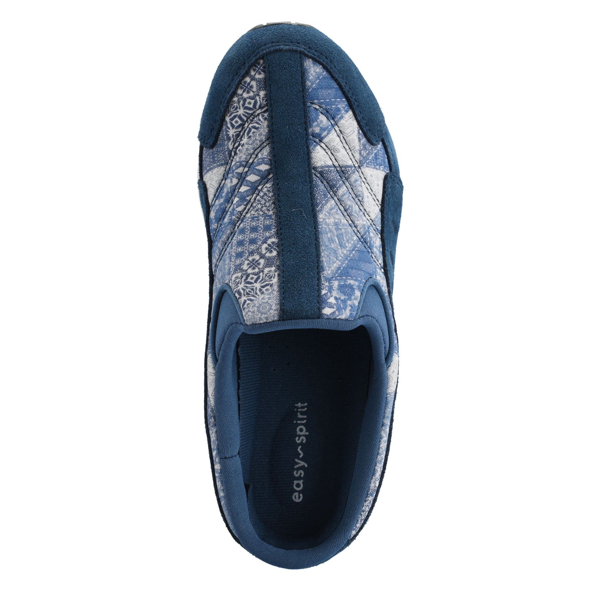 Easy Spirit Traveltime Clogs - Denim Patchwork