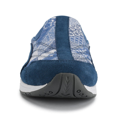 Easy Spirit Traveltime Clogs - Denim Patchwork