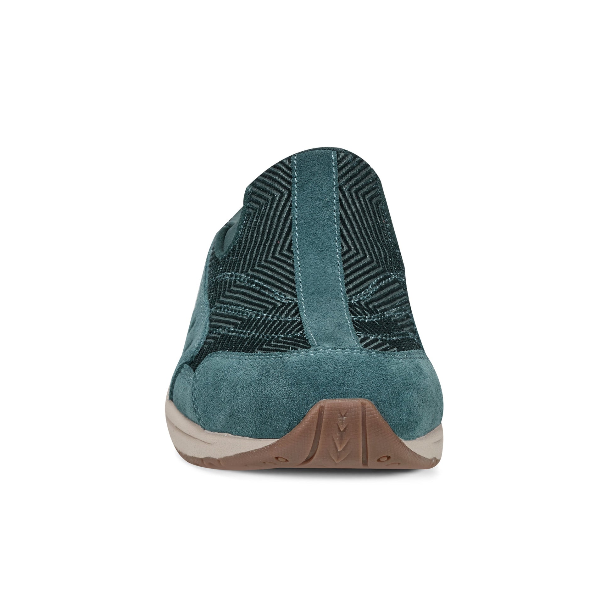 Easy Spirit Traveltime Clogs - Green Velour Suede