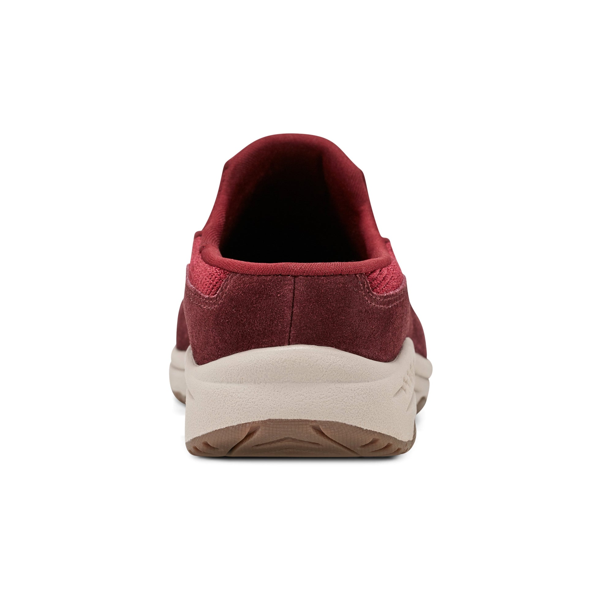Easy Spirit Traveltime Clogs - Red Velour Suede
