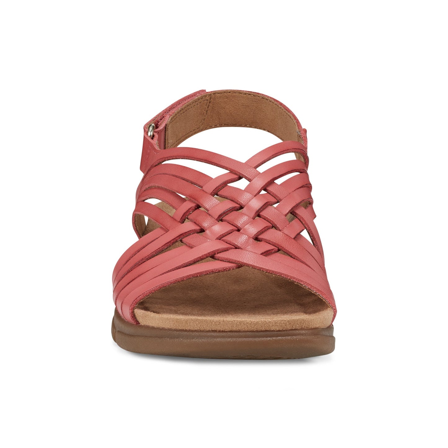 Easy Spirit Mar Sandals - Coral Leather