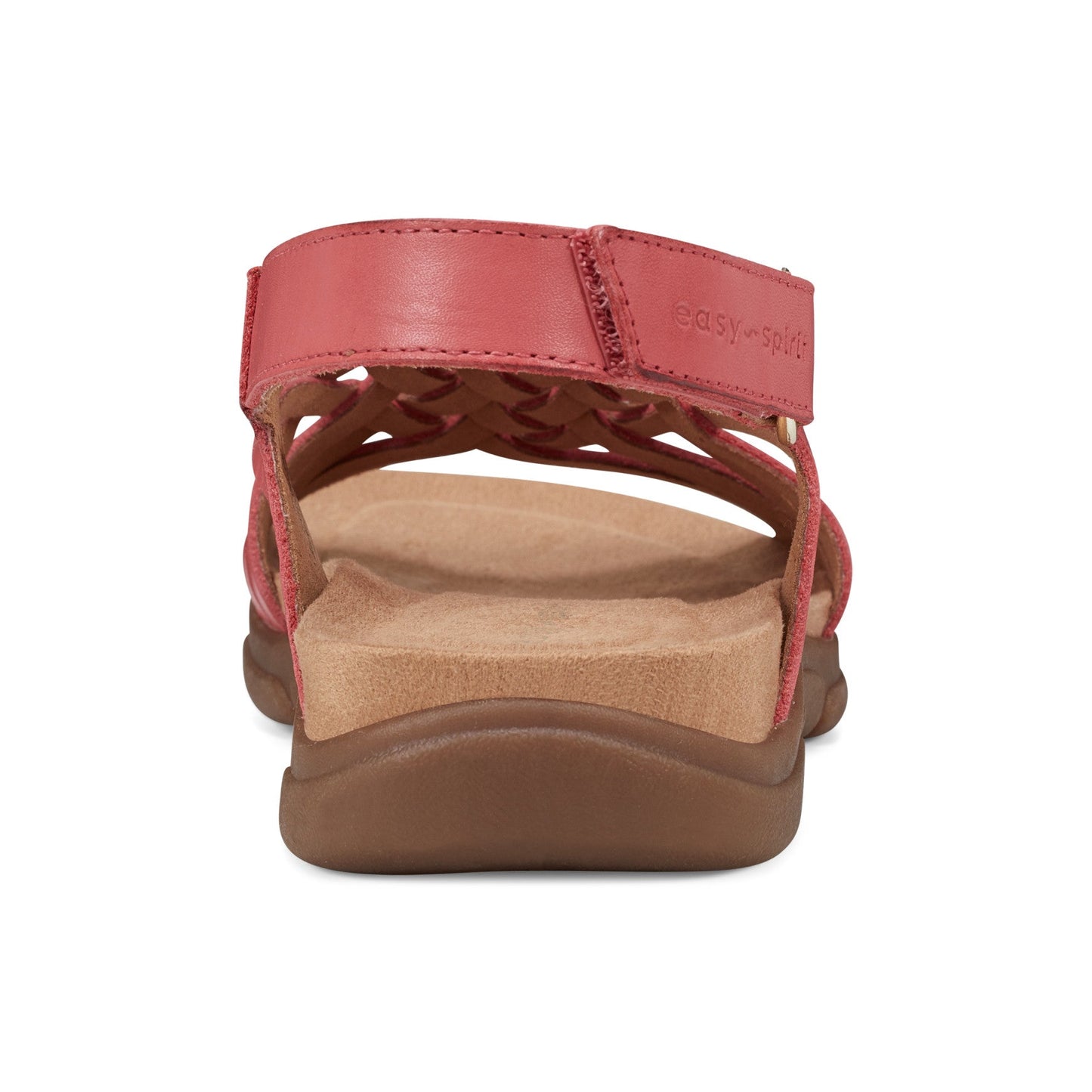 Easy Spirit Mar Sandals - Coral Leather