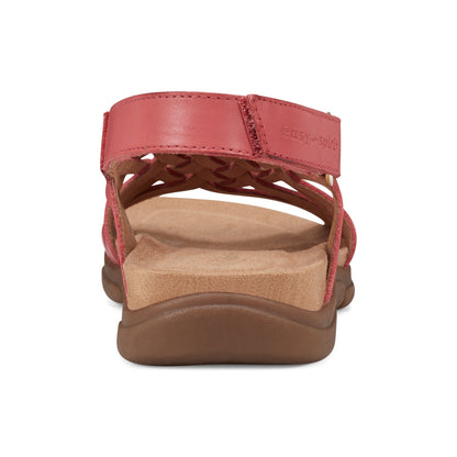Easy Spirit Mar Sandals - Coral Leather