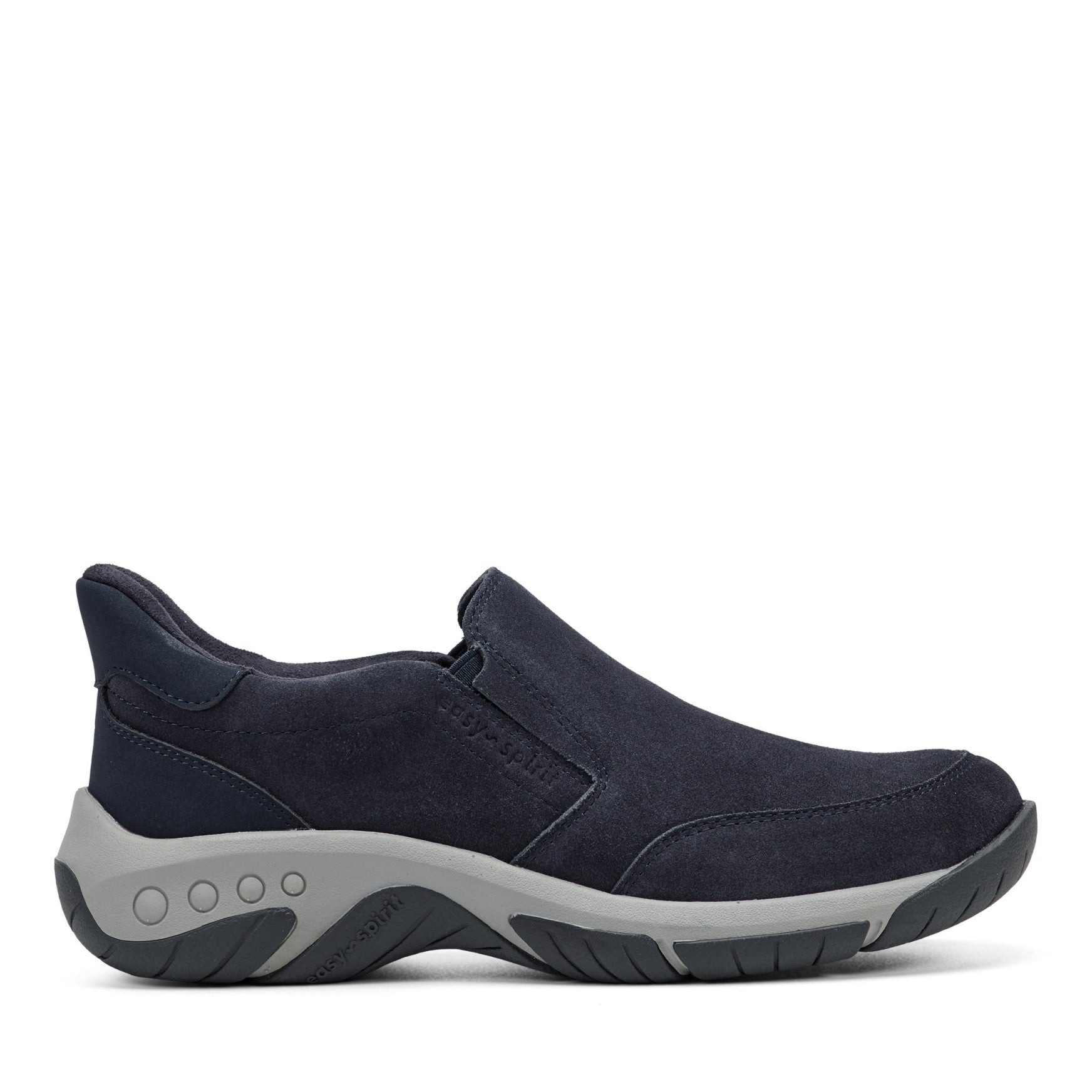 Easy Spirit Warner SOEASY™ Slip On Shoes - Navy Suede
