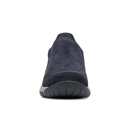 Easy Spirit Warner SOEASY™ Slip On Shoes - Navy Suede