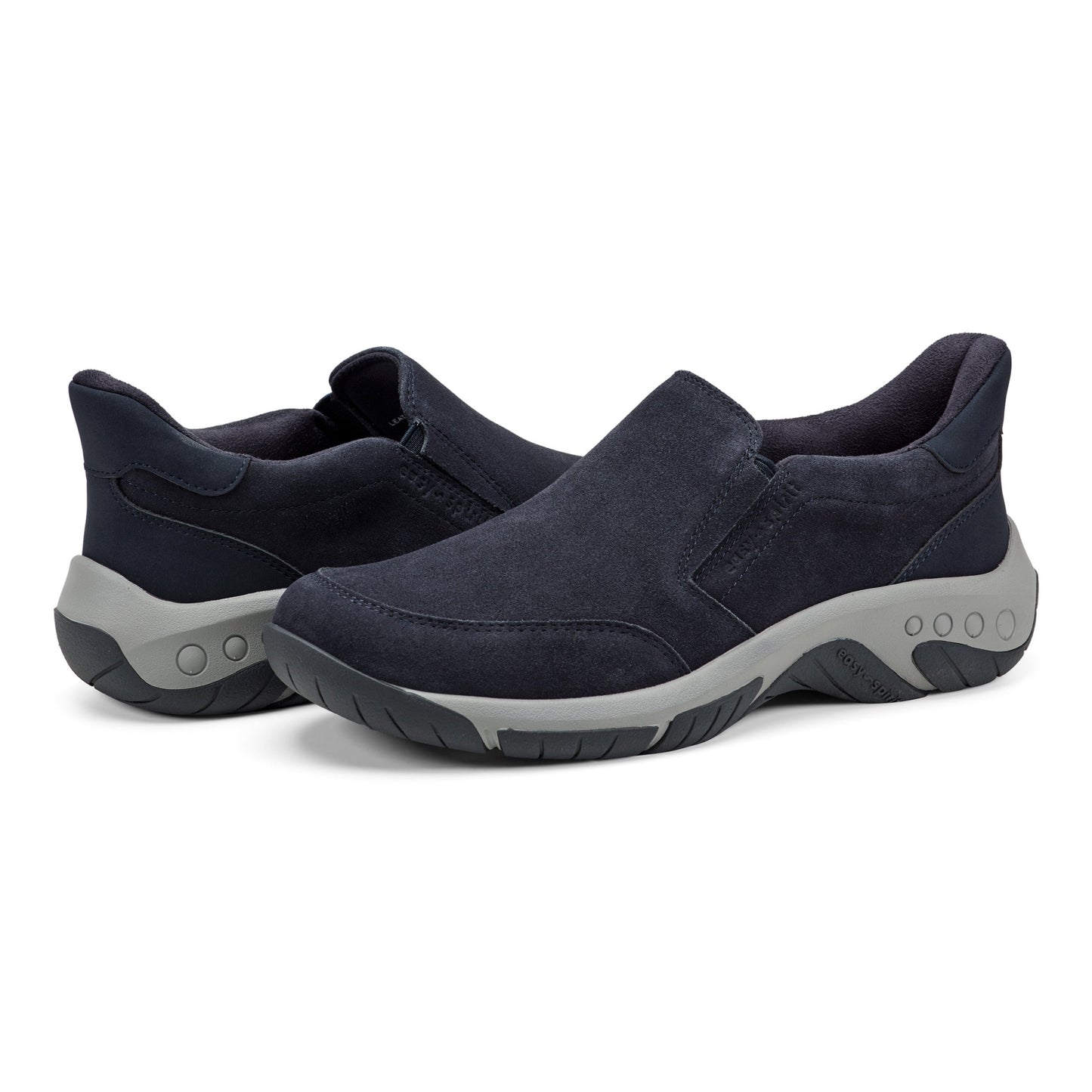 Easy Spirit Warner SOEASY™ Slip On Shoes - Navy Suede