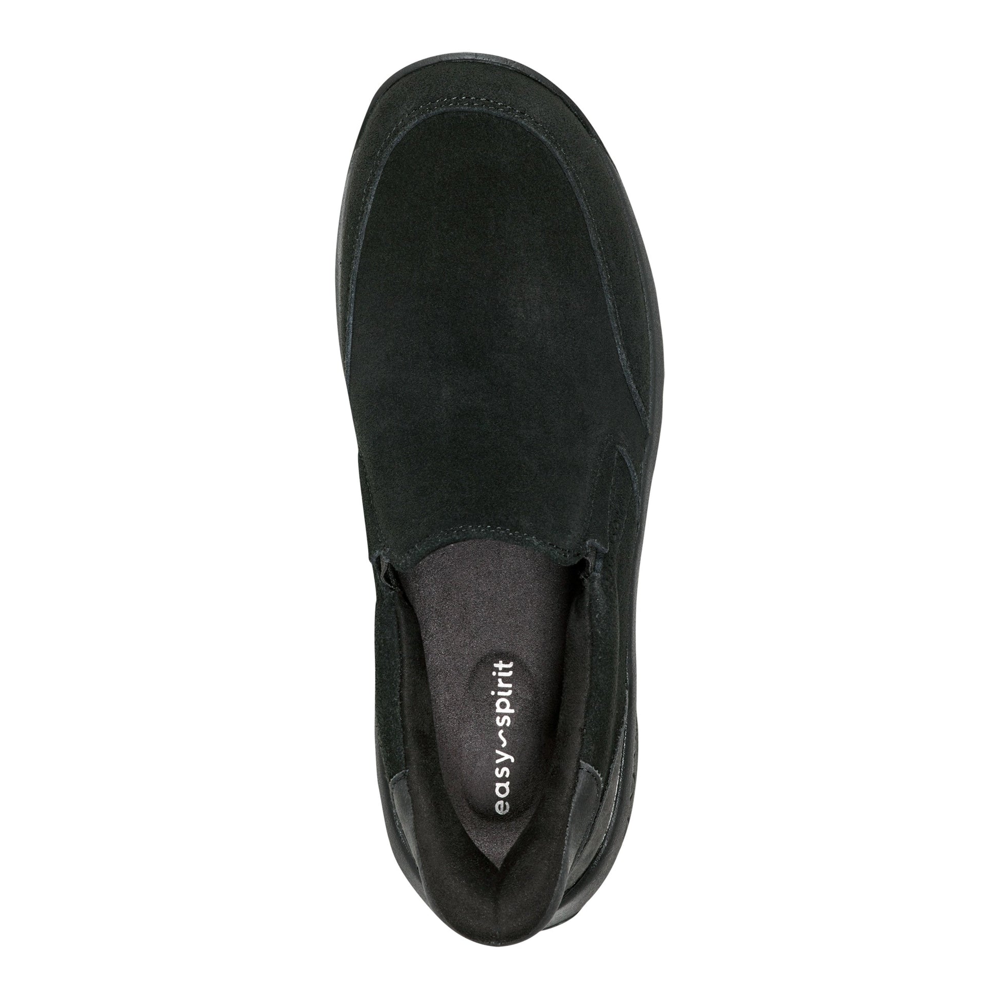 Easy Spirit Warner SOEASY™ Slip On Shoes - Black Suede