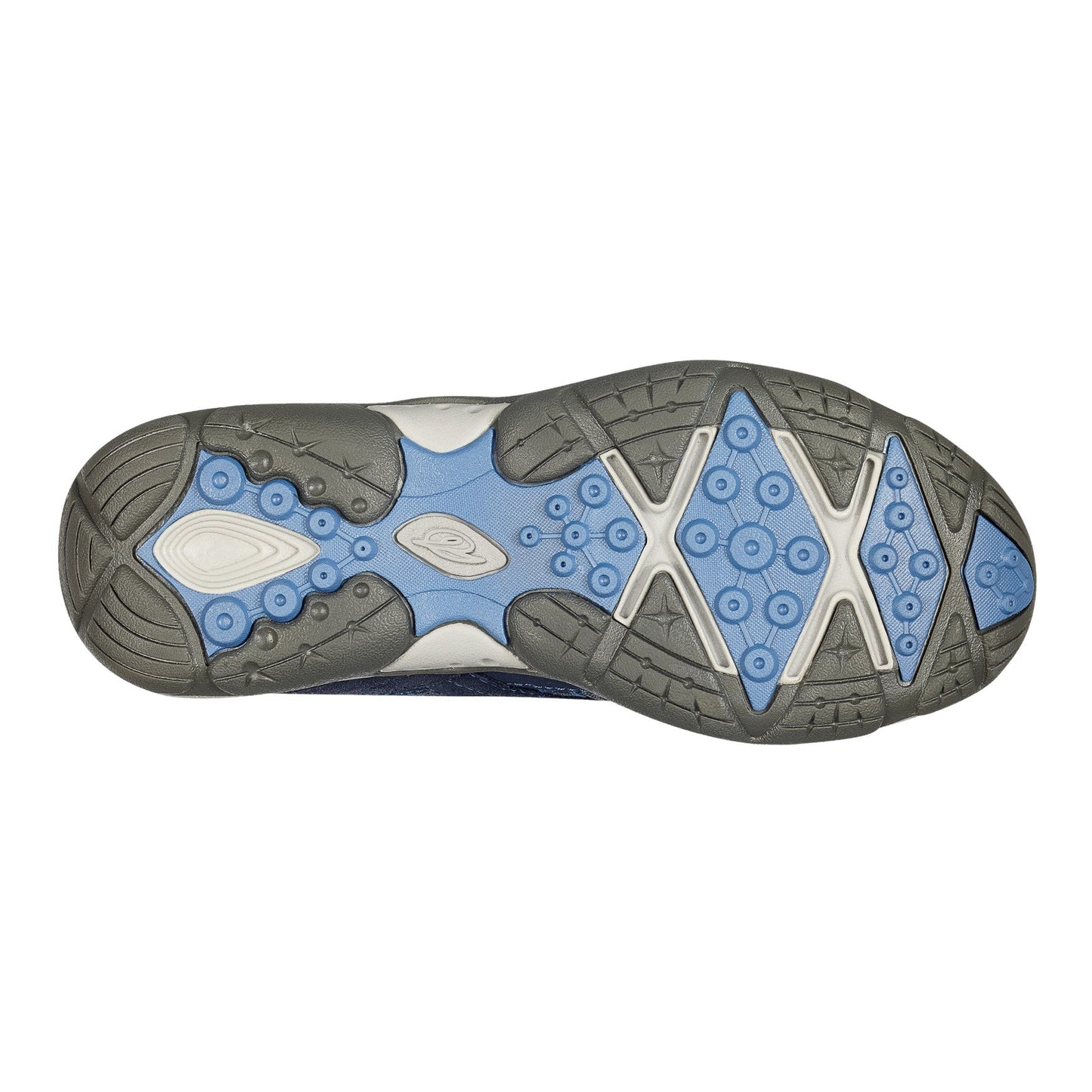 Easy Spirit Exploremap Walking Shoes - Navy Multi Nubuck