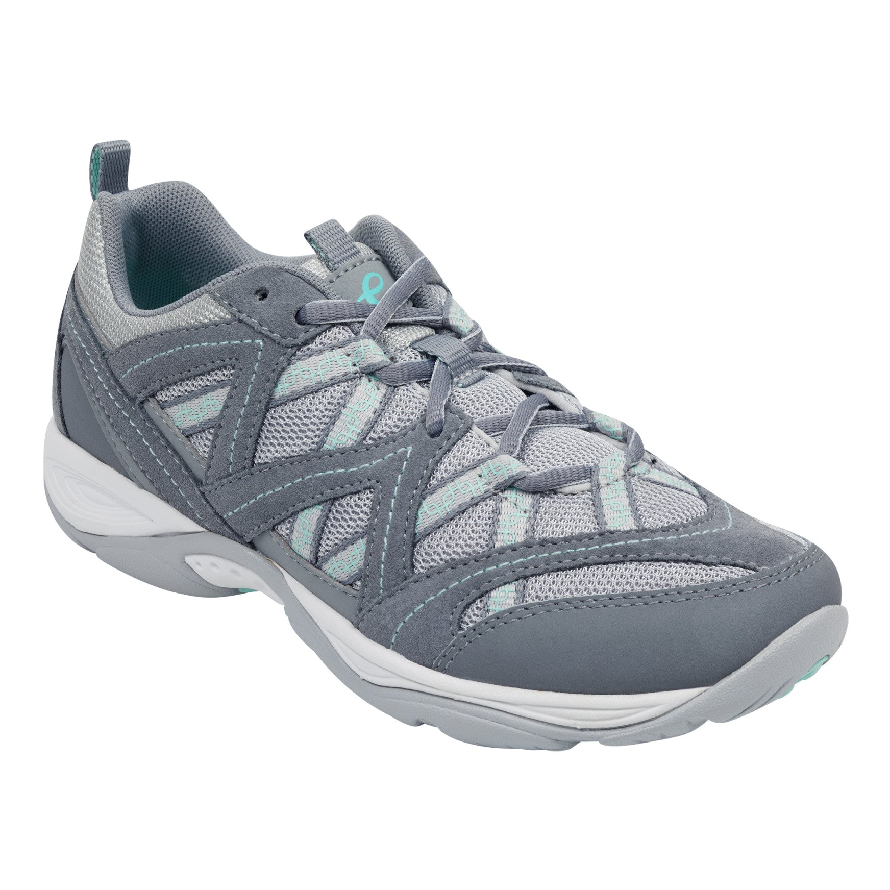 Easy Spirit Exploremap Walking Shoes - Grey Multi Nubuck