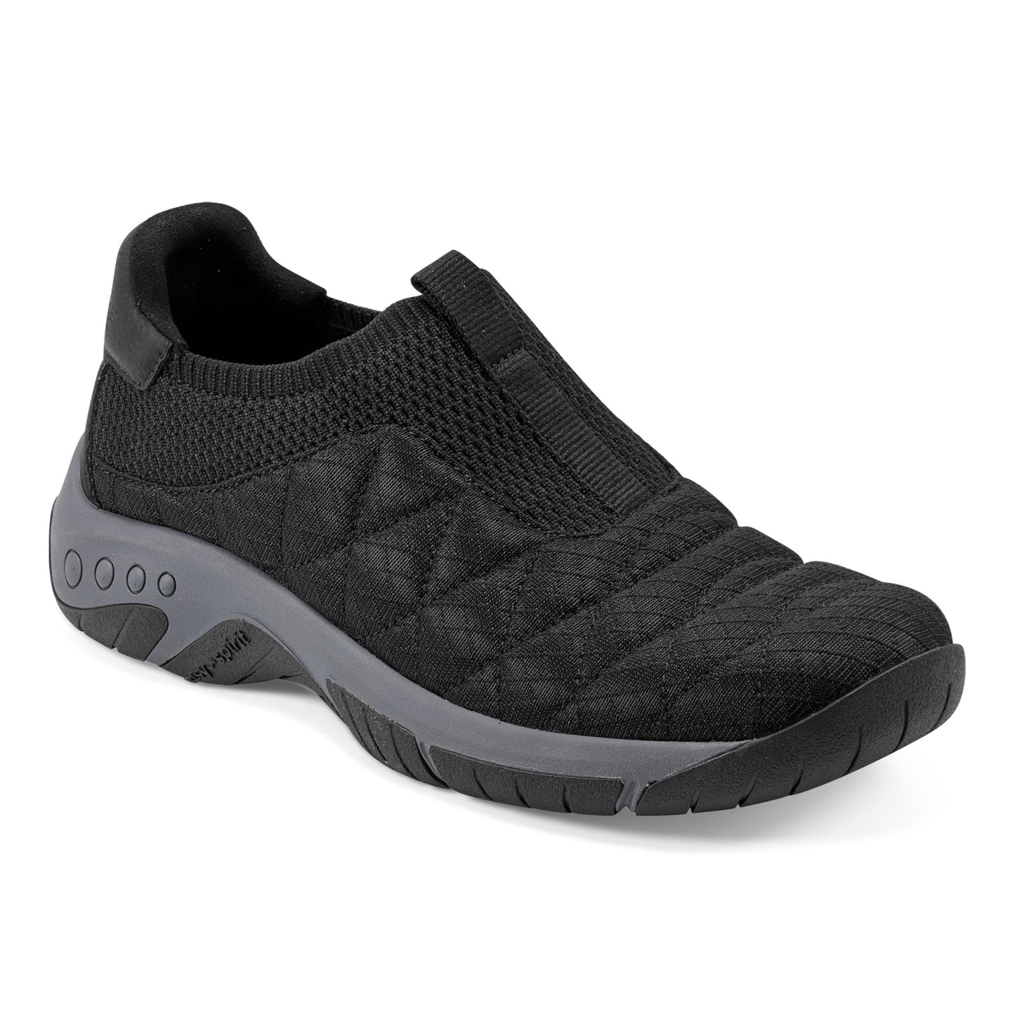Easy Spirit Wallis Casual Slip On Shoes - Black Mesh