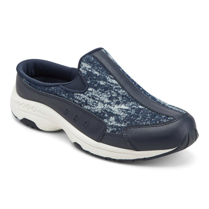 Easy Spirit Travelstone Clogs - Dark Blue Denim Stone