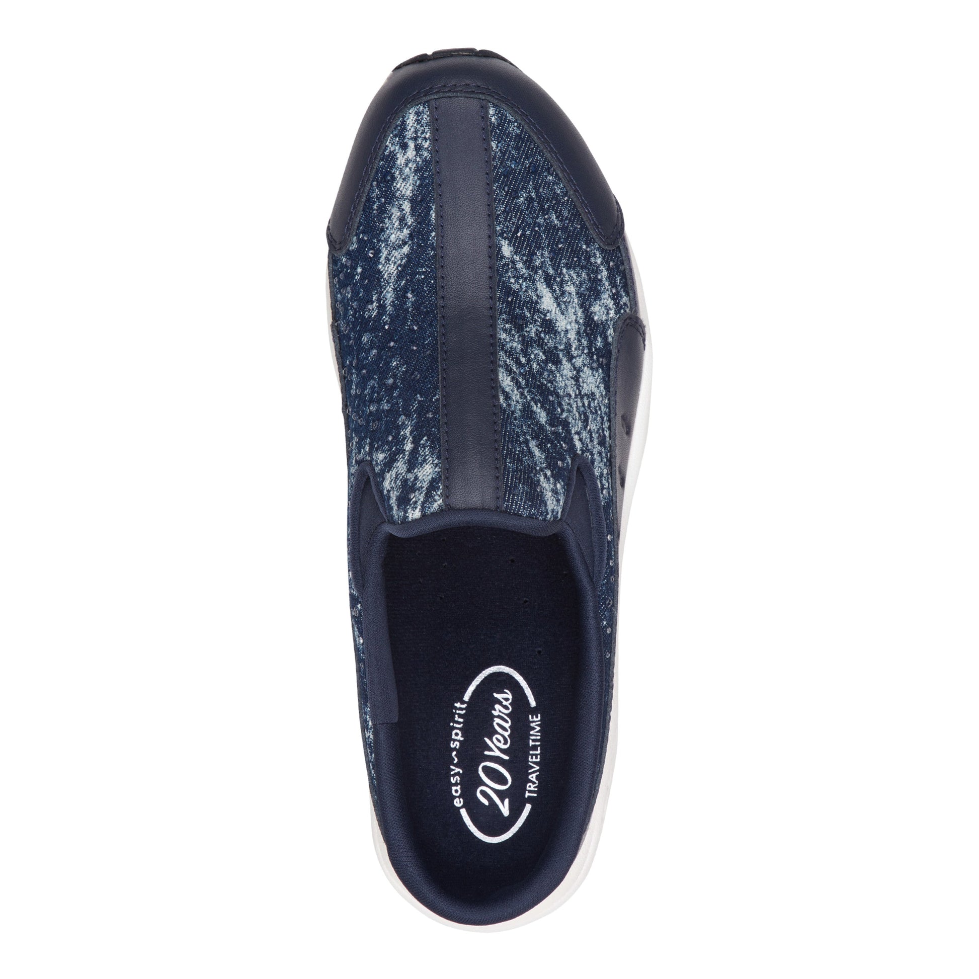 Easy Spirit Travelstone Clogs - Dark Blue Denim Stone