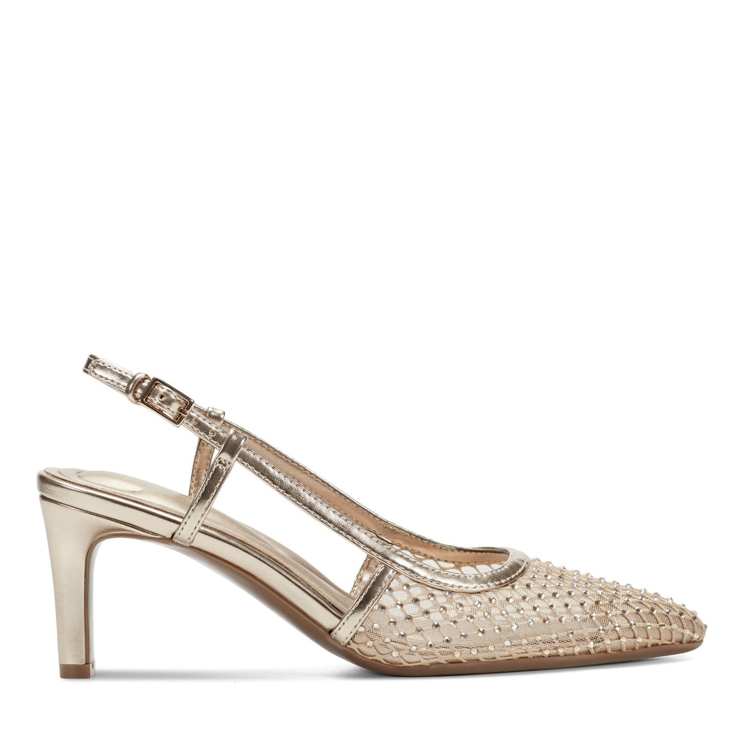 Easy Spirit Ravin Slingback Pumps - Gold