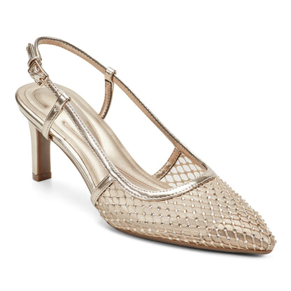 Easy Spirit Ravin Slingback Pumps - Gold